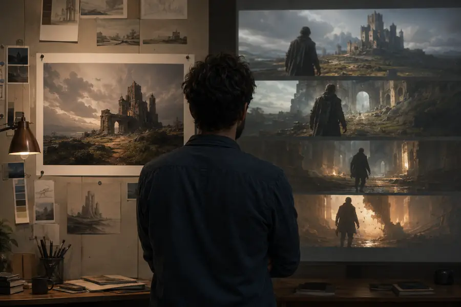 Motion-oriented visual concept representing video production