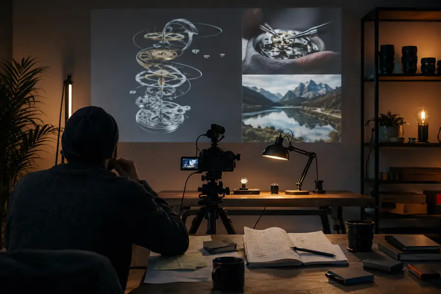 Organized edited video presentation prepared for a YouTube channel